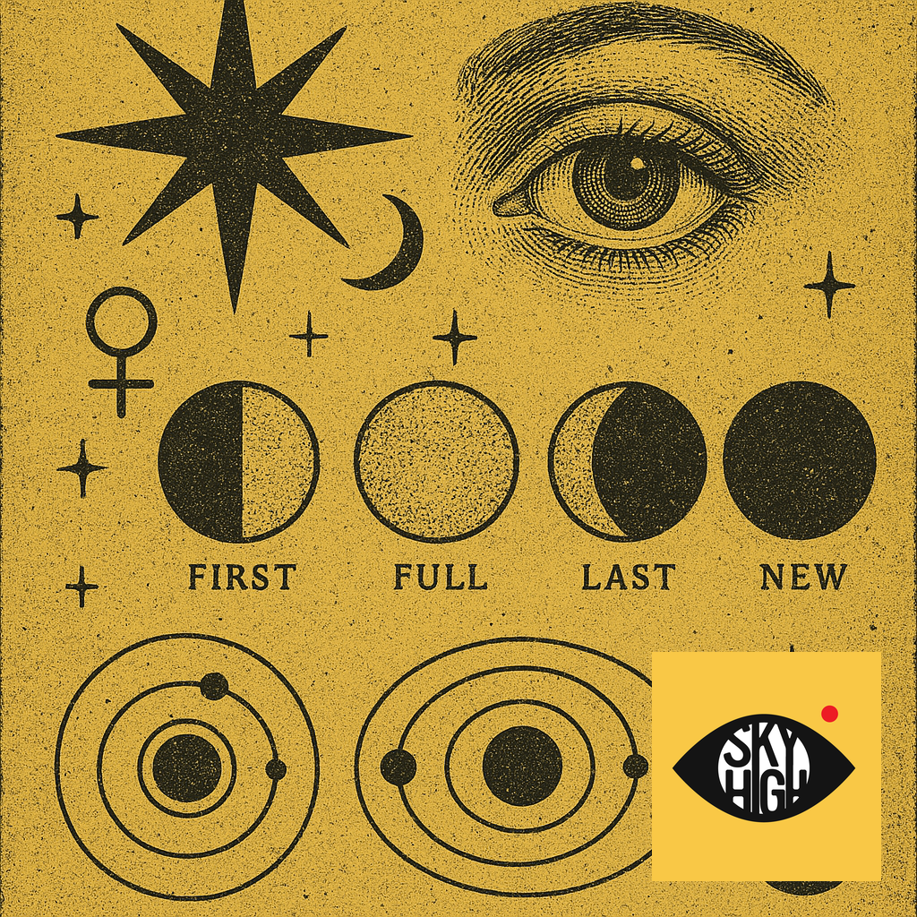 Alchemical Eye — Celestial Archive Collage Wall Art
