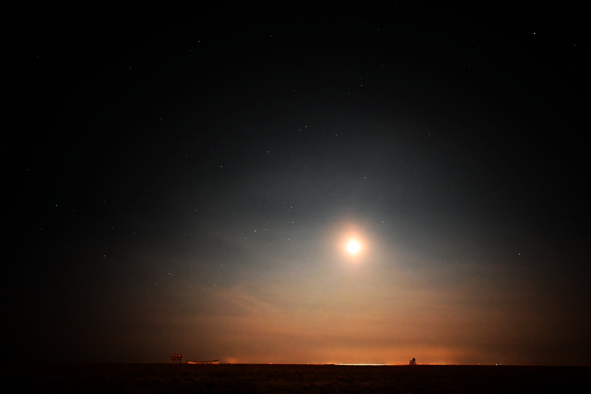 Night sky over Cape May, New Jersey