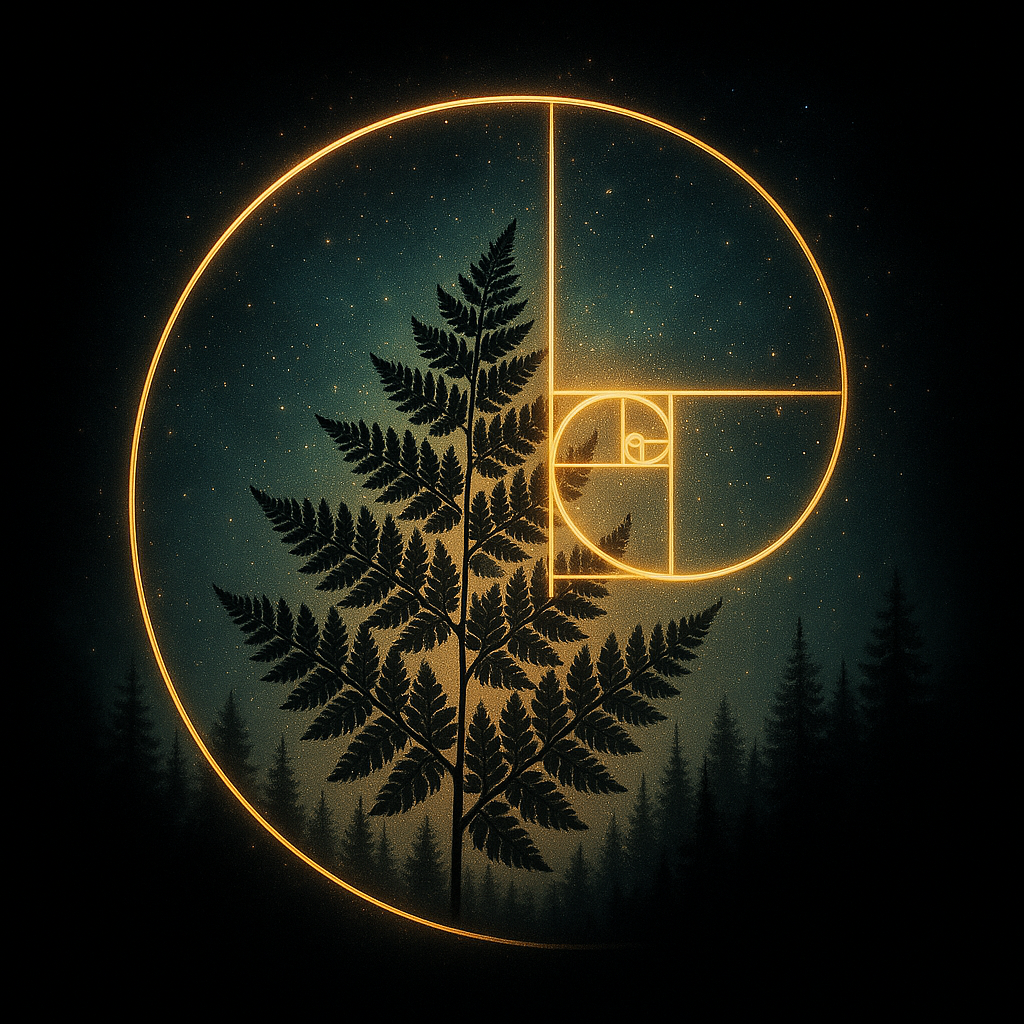 Fibonacci Forest — Premium T-Shirt