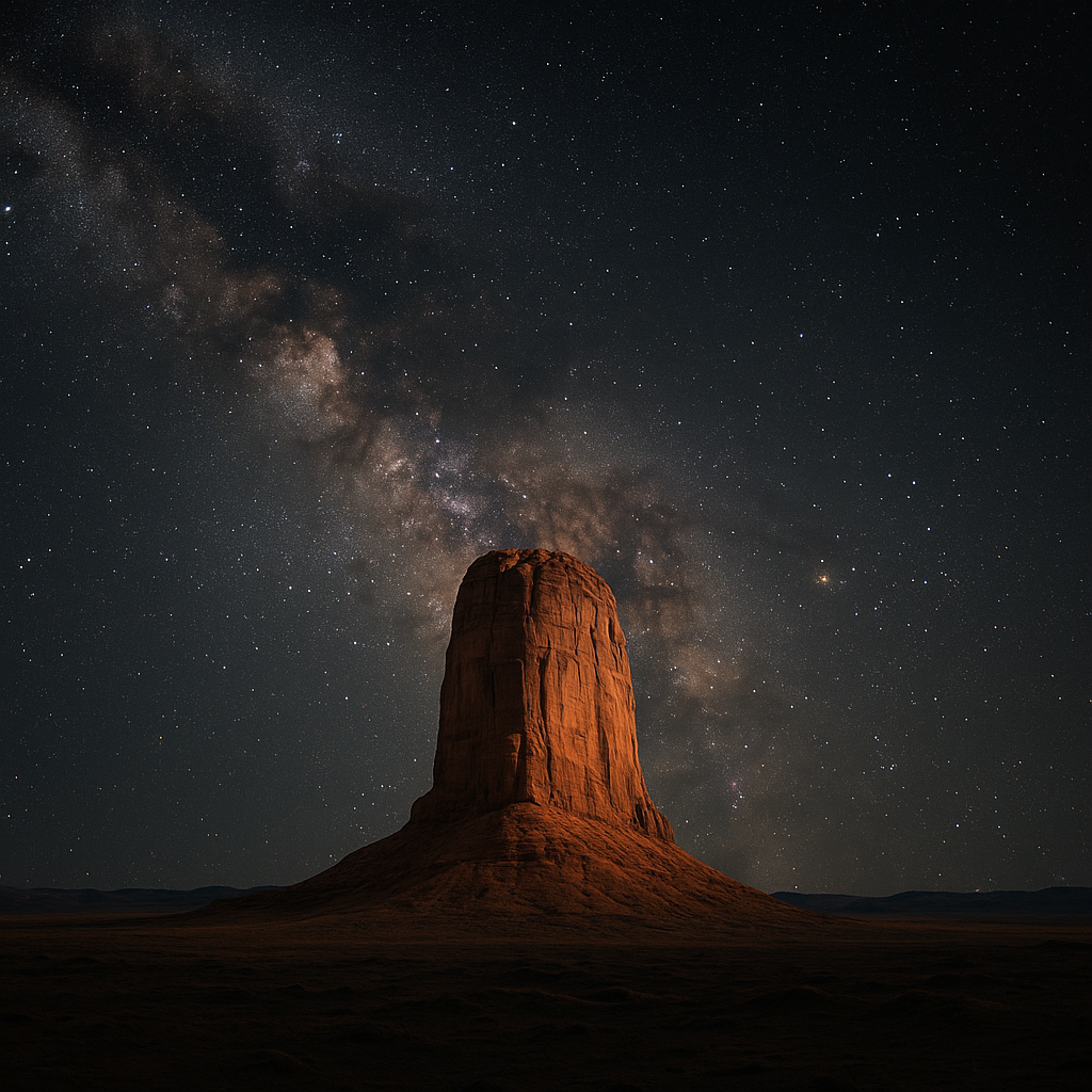 Milky Way Monolith — Premium T-Shirt