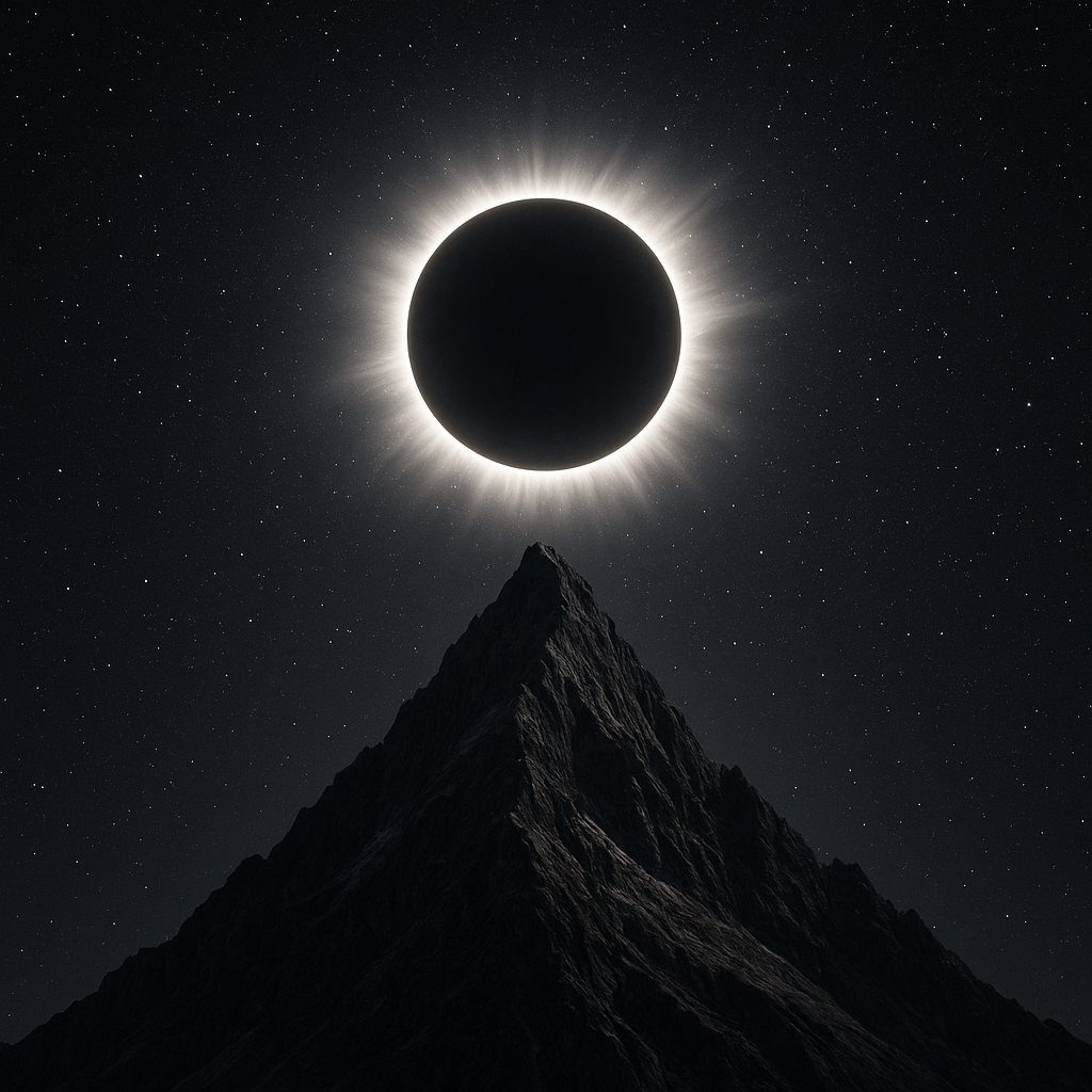 Solar Corona Crest — Premium T-Shirt